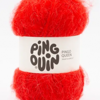 1 PELOTE PINGO QUEEN COULEUR ROUGE