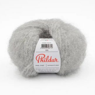 1 PELOTE PHIL CHIC COULEUE GRIS CHINE