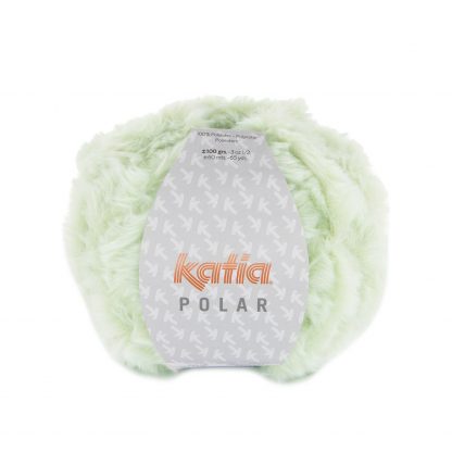1 PELOTE POLAR COULEUR 108 (VERT BLANC)