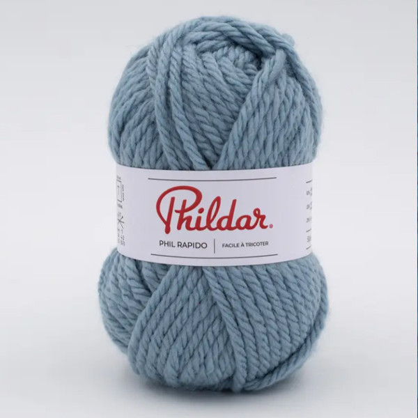 LOT 5 PELOTES PHIL RAPIDO COULEUR JEANS BLEACHED