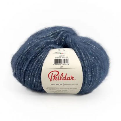 LOT 2 PELOTES PHIL BIJOU COULEUR DENIM