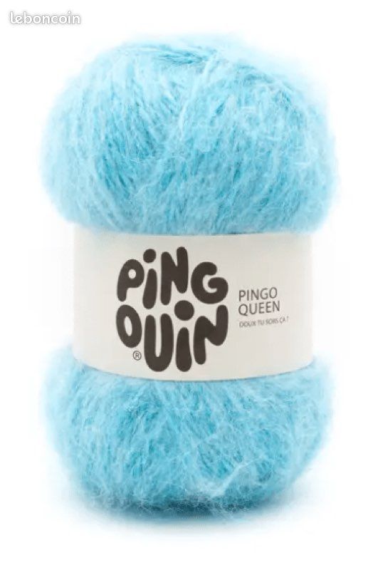 LOT 6 PELOTES PINGO QUEEN COULEUR LAGON
